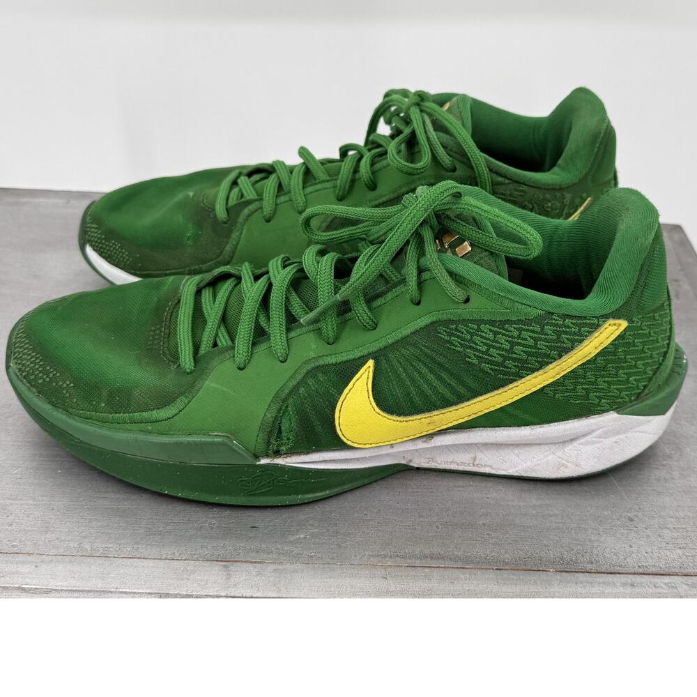 Nike Sabrina 2 Oregon Basketball Shoes Green Yellow Womens 10.5 Gameday Fanatics